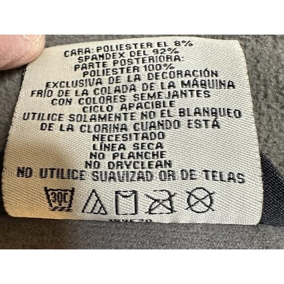 Black Diamond Softshell Fleece Lined Jacket Black Gray Mens Size XXL Small Stain - Picture 7 of 13